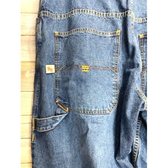 Hard Knocks Jeanswear Men's Denim Carpenter Jeans Size 36 x 33 Blue Casual Wear - Picture 7 of 13